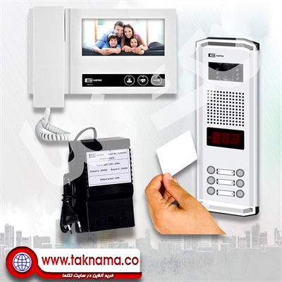  آیفون تصویری 6 واحدی D43 کارتی تکنما